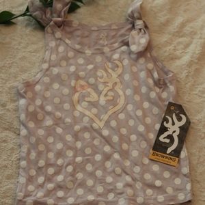 Browning girls tank top
